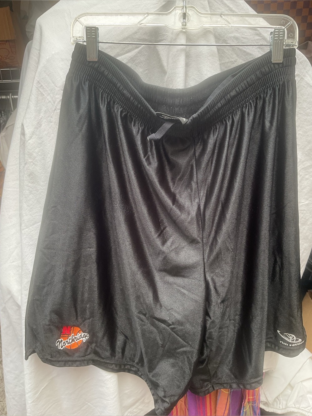 Rim rattle Black Athletic Basketball Shorts